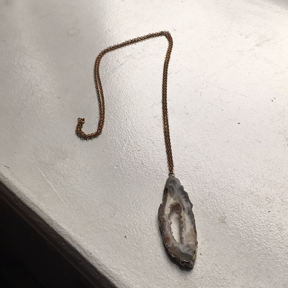 NWOT geo 16” necklace. Never worn